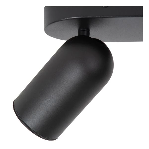 Lucide PUNCH - Ceiling spotlight - 2xGU10 - Black - detail 2